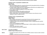 Senior Talent Acquisition Specialist Resume Sample Senior Talent Acquisition Resume Samples