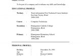 Simple Resume Sample for Job Application Job Application Simple Resume format Best Resume Examples
