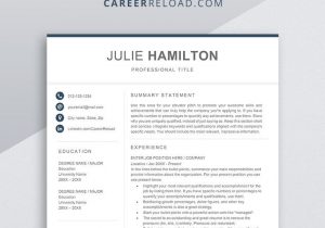 Simple Resume Template for Students Free Download Free Modern Resume Template for Word – Free Download – Career …
