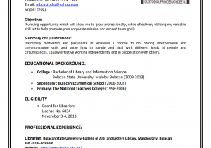 Simple Sample Of Resume for Job Application Job Apply Resume Resume format for Job Application Sample