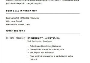 Simple Sample Resume format Free Download 70 Basic Resume Templates Pdf Doc Psd