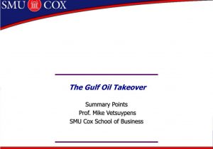 Smu Cox School Of Business Resume Template Ppt – the Gulf Oil Takeover Powerpoint Presentation, Free Download … Smu Cox School Of Business Resume Template Ppt – the Gulf Oil Takeover Powerpoint Presentation, Free Download …