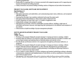 Software Development Project Manager Resume Sample software Project Manager Job Description Most Freeware