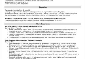 Software Engineer Resume Sample Entry Level software Engineer Resume Example 15 Free Word Pdf
