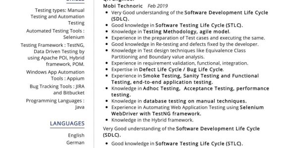 Software Quality assurance Engineer Sample Resume Qa Engineer Resume Sample 2022 Writing Tips – Resumekraft