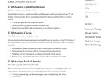 Software Testing 8 Years Experience Sample Resume It Qa Analyst Resume & Guide 14 Templates Free