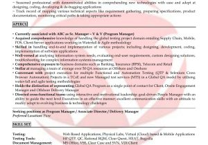 Software Testing 8 Years Experience Sample Resume Testing Sample Resumes, Download Resume format Templates!