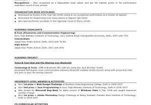 Software Testing Resume Samples for 2 Years Experience Sample Resume format for 2 Years Experience In Testing