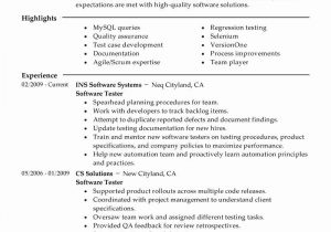 Software Testing Resume Samples for 3 Years Experience Testing Resume Sample – Good Resume Examples