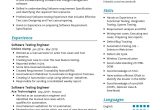 Software Testing Resume Samples for 4 Years Experience software Testing Resume Sample 2021 Writing Guide & Tips …