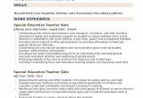 Special Education Teacher Aide Resume Samples Special Education Teacher Aide Resume Samples