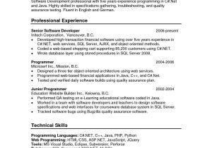 Sql Developer Resume for Fresher Samples Sample Resume for Java Developer Fresher Unique Sql Developer …