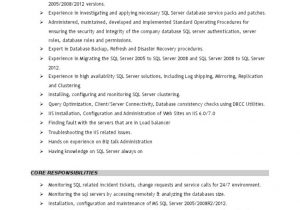 Sql Server Dba Resume Sample Doc Sample Sql Dba Resume Microsoft Sql Server