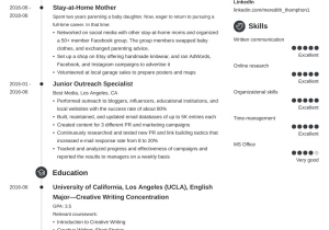 Stay at Home Mother Resume Sample Stay at Home Mom Resume Example & Job Description Tips