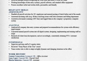 Summary Of Qualifications Sample Resume for Administrative assistant Administrative assistant Resume Sample