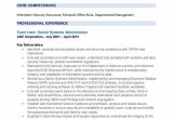 System Administrator Sample Resume 4 Years Experience Senior Systems Administrator Resume Samples