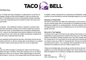 Taco Bell Team Member Resume Sample Taco Tuesday Taco Bell is Fering A Free Doritos Locos