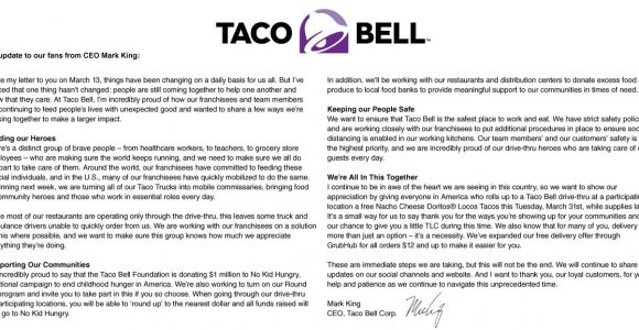 Taco Bell Team Member Resume Sample Taco Tuesday Taco Bell is Fering A Free Doritos Locos