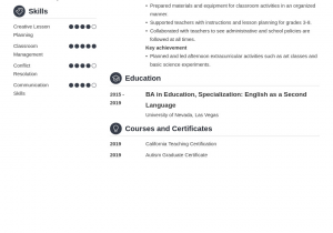 Teacher Of the Year Resume Sample First Year Teacher Resume Examples and Tips