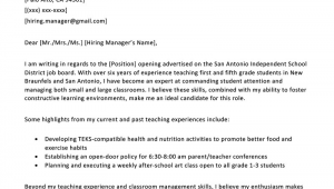 Teacher Resume and Cover Letter Samples Elementary Teacher Cover Letter Example & Writing Tips