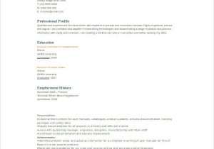 Technical Writer Resume Sample for Fresher 10 Technical Writer Resume Templates Pdf Doc