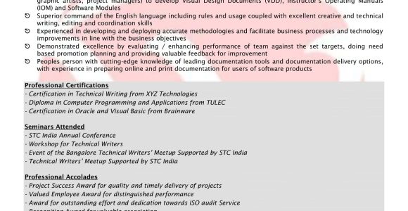 Technical Writer Sample Resume Job Hero Technical Writer Sample Resumes, Download Resume format Templates!