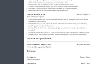 Technical Writing Resume Samples for Freshers Technical Writer Resume Example & How to Write Guide 2022 …