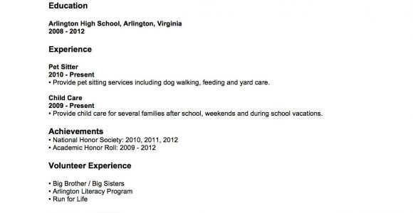 Teenage Resume No Work Experience Template Resume Examples with No Job Experience , #examples #experience …