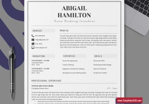 Template for References On A Resume Professional Resume Template for Ms Word, Cover Letter, References, Modern Cv Template, Creative Cv format, 1-3 Page Resume, Editable Resume Template …