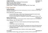 Temple Fox School Of Business Resume Template Resume