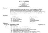 Testing Resume Sample for 1 Year Experience software Testing Resume for 1 Year Experience Best
