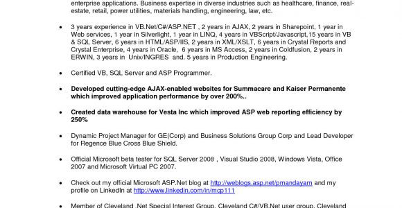 Testing Resume Sample for 1 Year Experience software Testing Resume Samples for 1 Year Experience