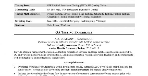 Testing Resume Sample for 5 Years Experience top Rated Manual Testing Resume Sample for 5 Years