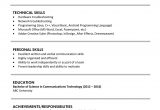 Text Resume Sample for Fresh Graduate Sample Resume for Fresh Graduates (it Professional) Jobsdb Hong Kong