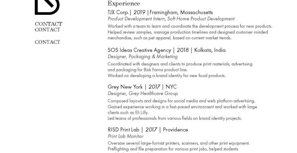 Tjx Framingham Ma Experience Resumes Samples Recent Grad Here, Any Critique Of My Graphic Design and …