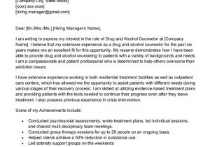 Top Rated Substance Abuse Counselor Resume Samples Drug and Alcohol Counselor Cover Letter Examples – Qwikresume