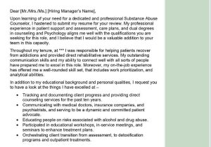 Top Rated Substance Abuse Counselor Resume Samples Substance Abuse Counselor Cover Letter Examples – Qwikresume