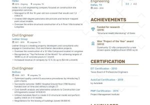 Traffic Engineering Skills Section Entry Level Resume Samples 20 Engineering Resume Examples for Every Field: these Templates …