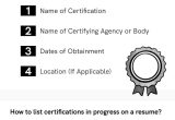 Training and Certification On Resume Sample Licenses & Certifications On A Resume (sample & Easy Tips)