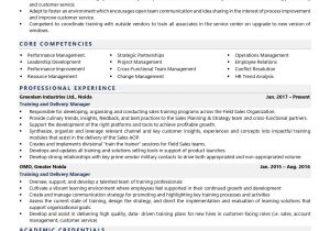 Training Manager and Development Manager Resume Sample Training & Delivery Manager Resume Examples & Template (with Job …