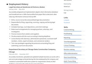 Transcription and Summary Writer Resume Samples Secretary Resume & Writing Guide  12 Template Samples Pdf