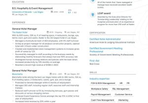 Travel Agency General Manager Sample Resume General Manager Resume Examples: 4 Templates & How-to Guide …