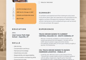 Truck Driver Resume Sample No Experience Job-winning Truck Driver Resume Sample and Useful Resume Writing …