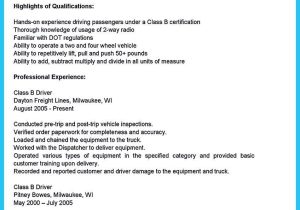 Truck Driver Resume Sample No Experience Truck Driver Resume No Experience Fresh Resume for Driving Job …
