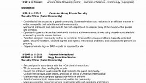 Us Customs and Border Protection Resume Samples Border Patrol Resume Example October 2021