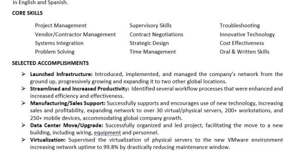 Vmware Project In Networking Sample Resumes Network Engineer Resume Sample Monster.com