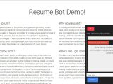 Voice Application Developer Alexaaa Resumes Sample Resumebot â Develop Serverless Chatbot In Minutes for Your Resume …