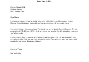 Volunteer In A Hospital Resume Cover Letter Samples Cover Letters for Volunteer Nurse Pdf Nursing Health Sciences