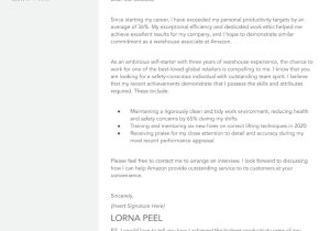 Warehouse assistant Job Description for Resumecover Letters and Resume Samples Warehouse Worker Cover Letter Examples In 2022 – Resumebuilder.com