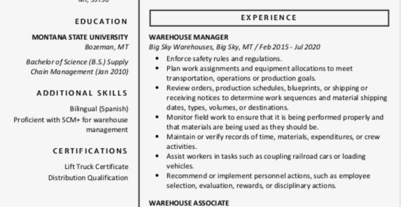 Warehouse Manager Job Description Resume Sample Warehouse Manager Job Description, Resume, and Duties